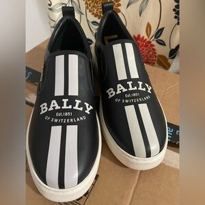 Bally Black and White Men's Sneakers